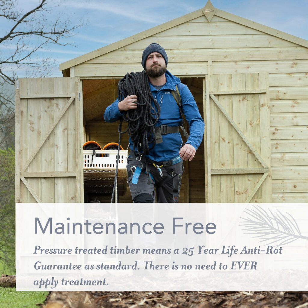 Forest Garden Beckwood 5×7 Apex Shed – 2 Windows 5013053201121 2